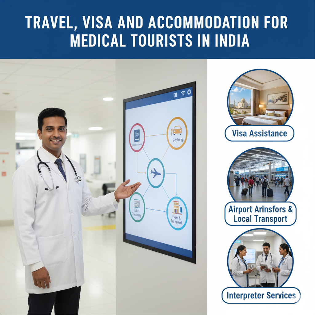 Travel, Visa, and Accommodation for Medical Tourists in India